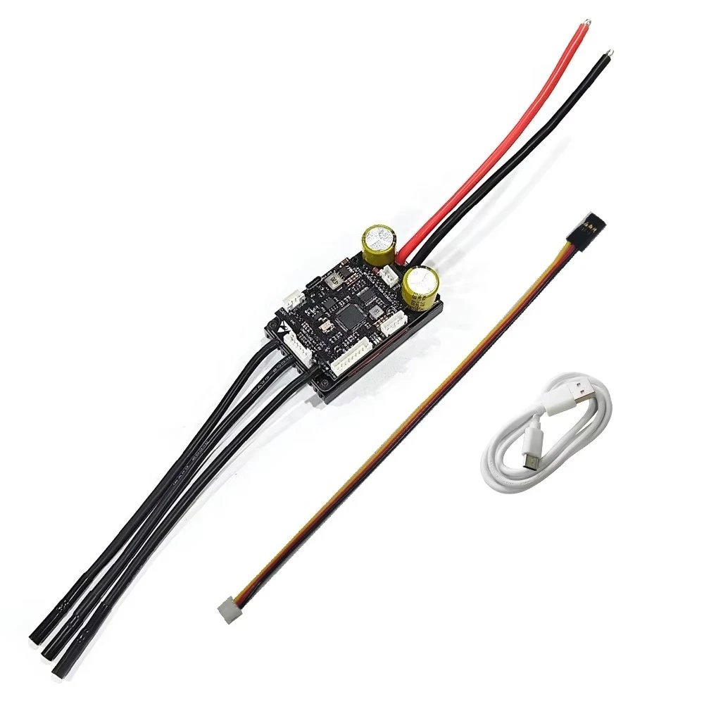 Maytech 60100 Aluminum Heatsink PCB Electronic Speed Controller Based on VESC 100A V6.0 for E-Skateboard Scooter Ebike Robots