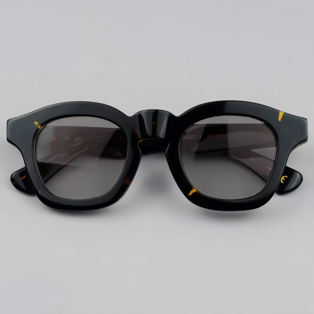 Fashion Rectangle Prescription Sunglasses Acetate Optical Glasses for Men Eyewear