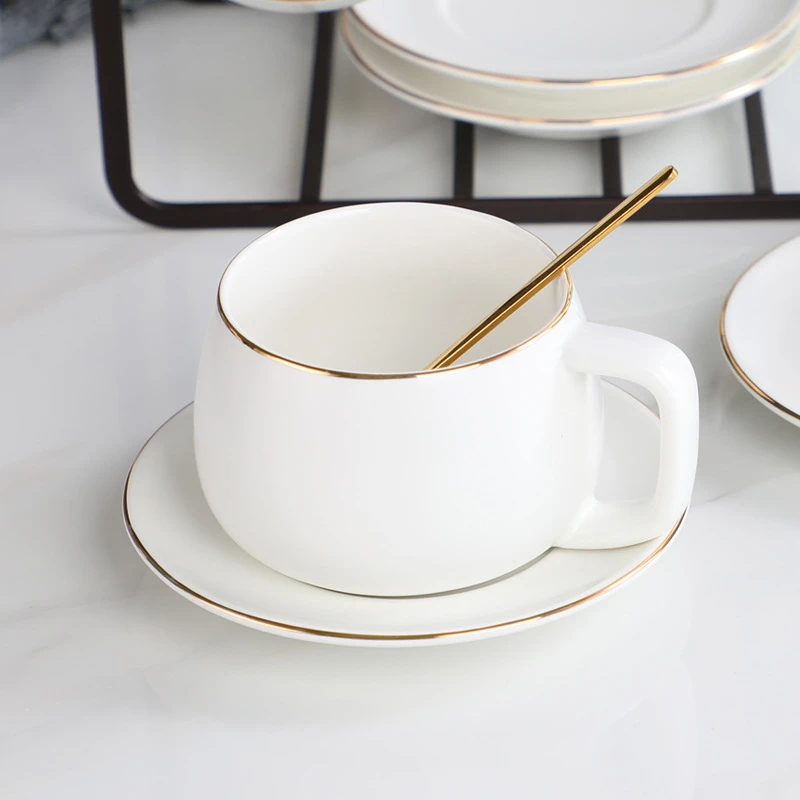 Modern Coffee Mugs Cup Matte Black Cups Ceramic Mug Coffe Cup and Saucer Tumbler Mugs Coffee Cups Kawaii Mug Cute Cup Cold Cups