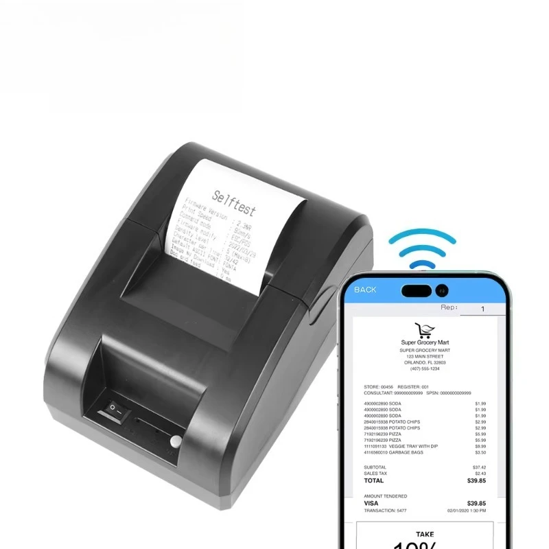 New Launched Z58-IV 58mm Thermal Receipt Printer Without Ink for Small Business Pos Printer