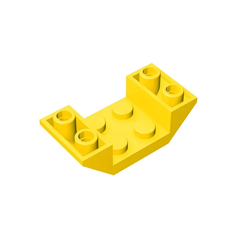 Gobricks 1 шт. MOC Slope перевернутый двойной кирпич 4x2, совместимый с моделью 4871, строительные блоки, детские игрушки на день рождения