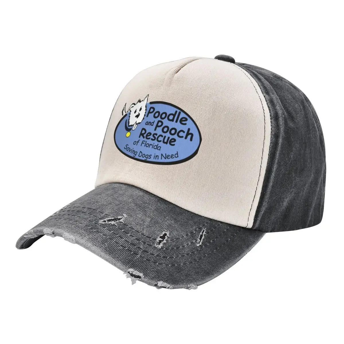 

Poodle and Pooch Rescue of Florida - Full Color Logo Baseball Cap Streetwear Fishing cap summer hat Caps Male Women's