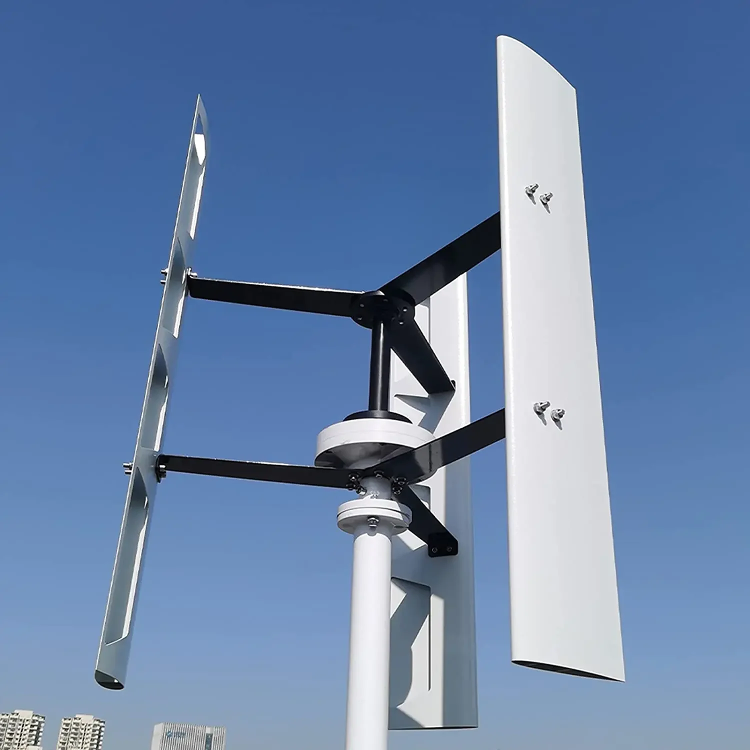BeiGood 10KW-20KW 12V 24V 48V Vertical Axis Wind Power Turbine Generator Low RPM Windmill with MPPT Controller for Home Farm