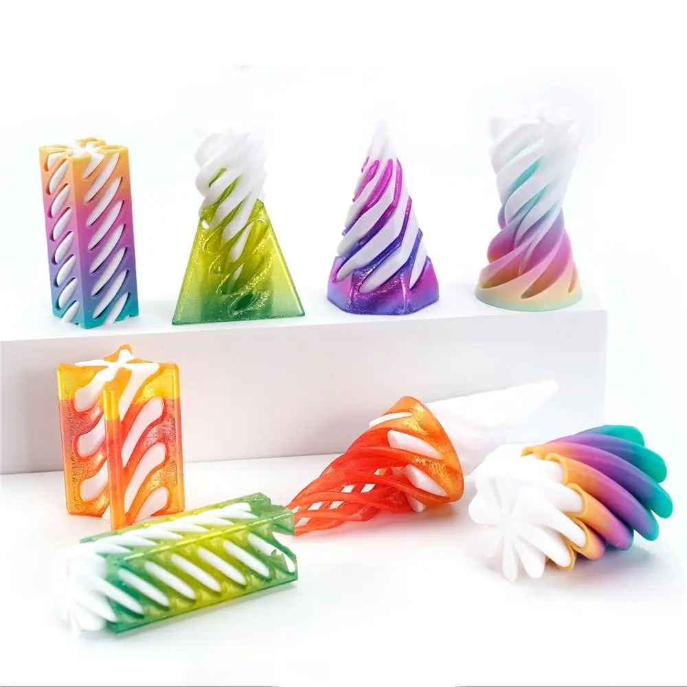 

3D-печатная 3D-игрушка с эффектом иллюзии, мини-игрушка Vortex, мини-размер, нить, иллюзия, игрушка, декомпрессионная игрушка