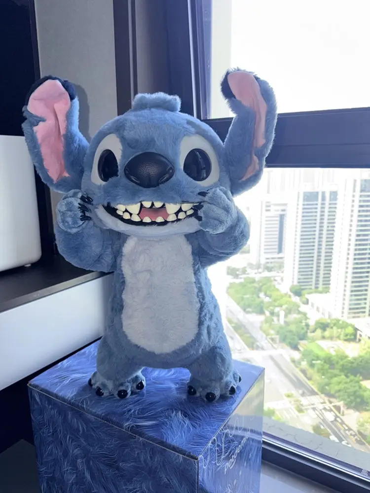 Auf Lager Potdemiel Stitch Actionfigur Original Echte Plüschpuppe Ornament Geburtstagsgeschenk Garagensammlung Stitch-Puppen