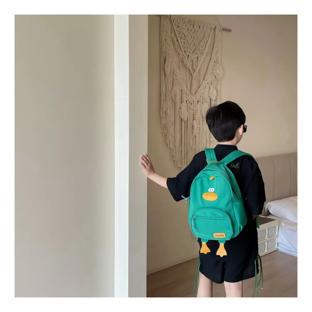 Mochila escolar suave Kawaii para niños, resistente a la suciedad, de nailon, lavable, de gran capacidad