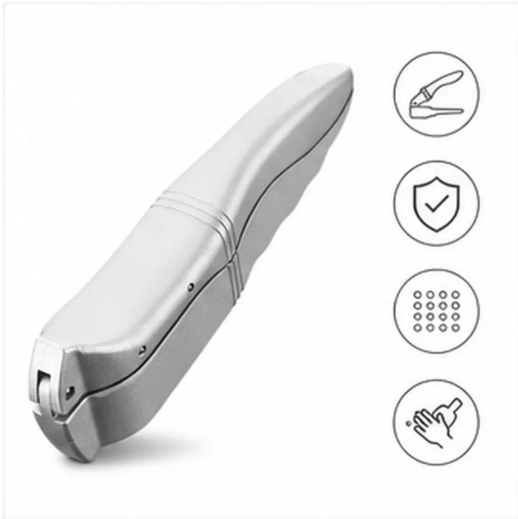 Premium Aluminum Alloy Garlic Press Manual Crusher Double Lever Design for Easy Garlic Mincing Puree Making Multipurpose Kitchen