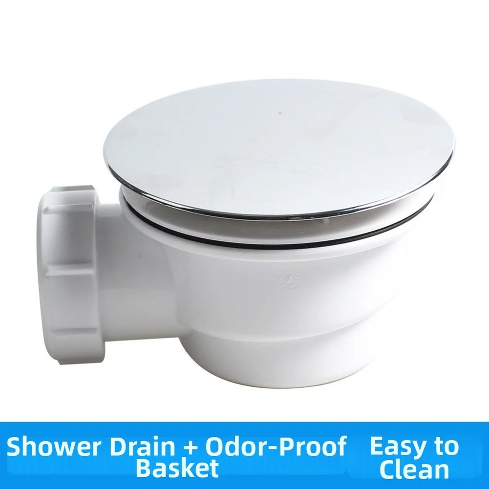 Stylish Shower Drain with Water Seal to Block for 82-90mm Requirements Includes a Serviceable Filter for Debris Removal