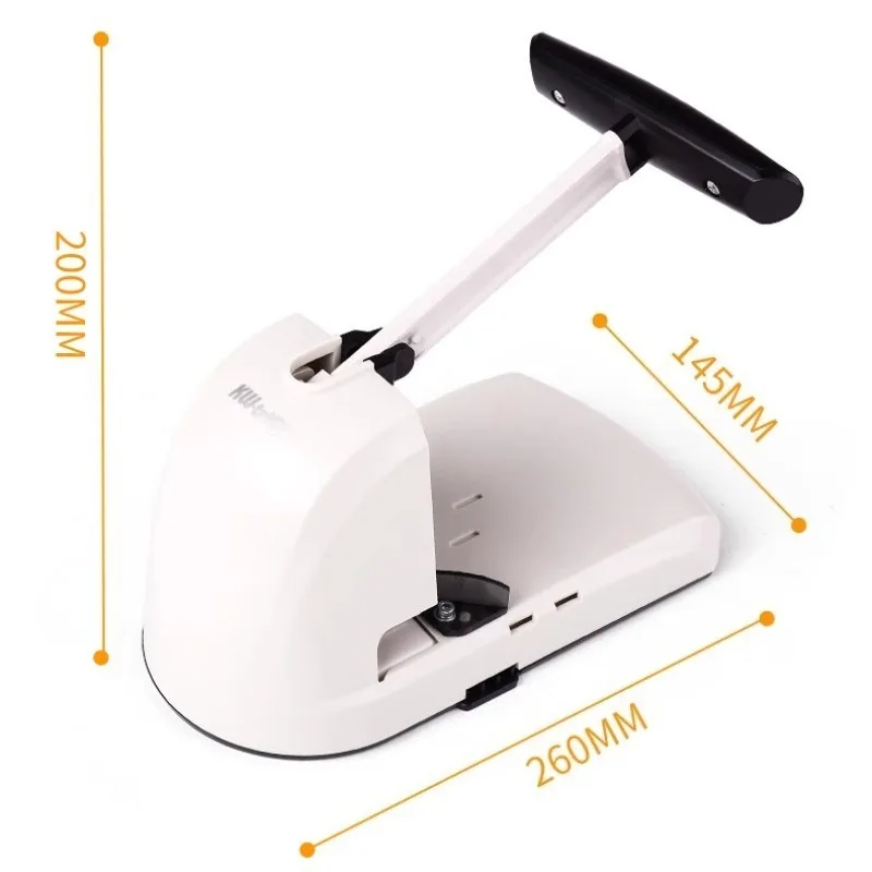 100-Sheet Heavy Duty Corner Rounder Manual Hole Punch Trimmer 6-Blade Multi-Function Office Hole Punching Machine 1pcs