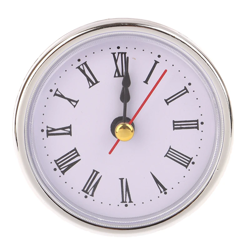 Roman Number / Arabic Number Clock Round Clock Craft Quartz Movement 2-1/2