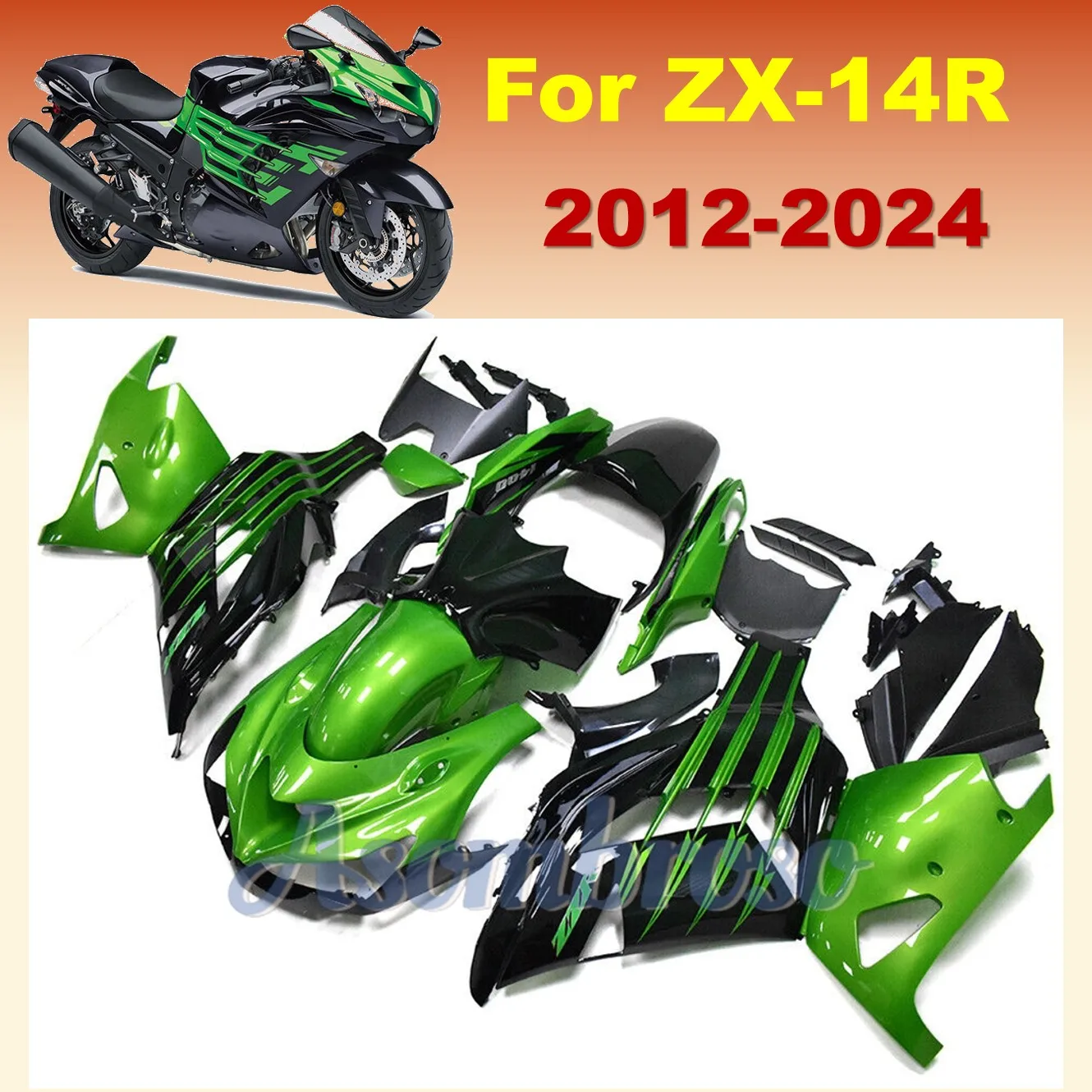Fairing kit fit for Kawasaki Ninja ZX 14R 2012-2013 2014 2015 2016