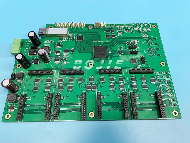 ใหม่มนุษย์/Vista เครื่องพิมพ์ DPCS KM512/1024 หัว Board V1.1 Konika 512/1024 Carriage Board สําหรับเครื่องพิมพ์อิงค์เจ็ท