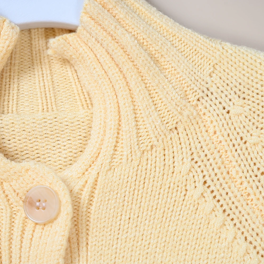 Nordic Sle Spring New Women's Stand Collar Button Casual oulder Insert Long Sve Knitted Open Cardigan Sweater