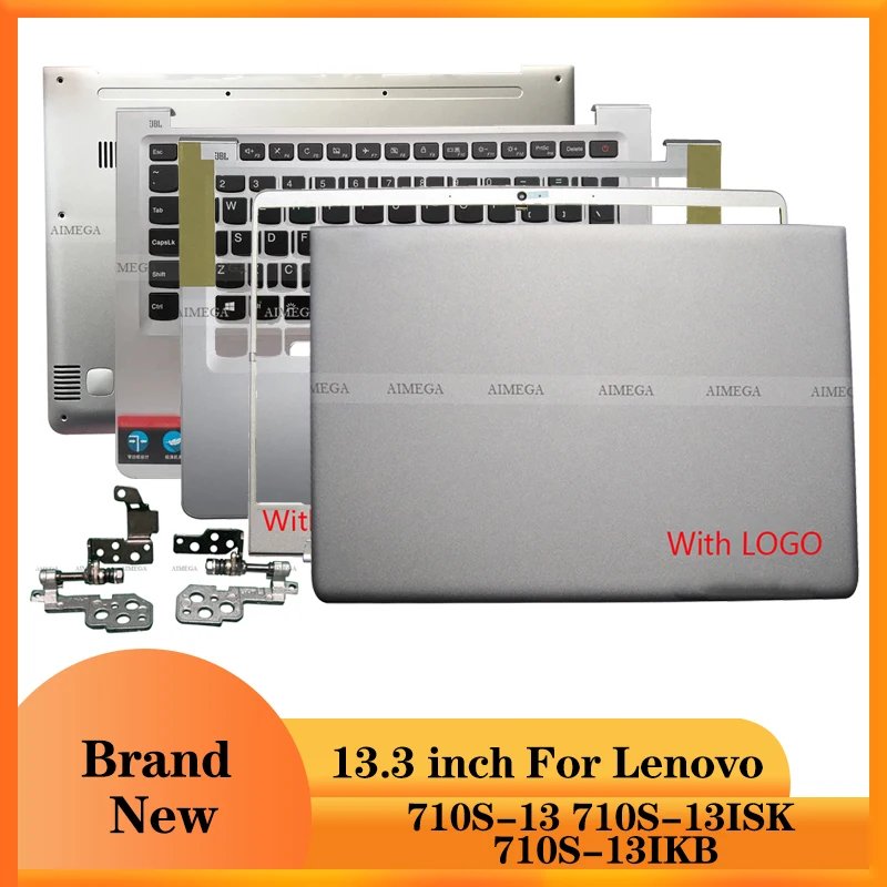 

NEW Silver For Lenovo ideapad 710S-13 710S-13ISK 710S-13IKB Laptop LCD Back Cover/Front Bezel/Hinges/Palmrest/Bottom Case