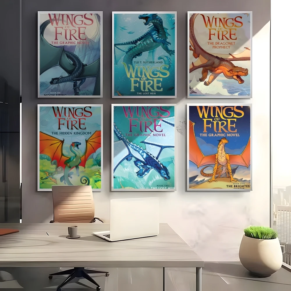 

Novel W-Wings Of Fire Poster High-Quality And Affordable Wall Stickers For Dormitory And Living Room Decoration