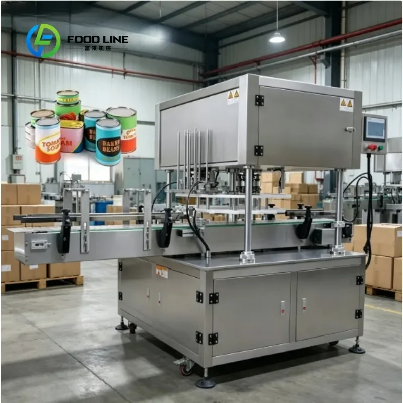 Custom Automatic Aluminum Can Filling Sealing Integrated Equipment Juice Filling Fruit and Vegetable Processing Machine