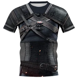 CLOOCL Men T-shirt Pattern Tattoo Armor 3D Graphics Printed Women Shirt Unisex Short Sleeve Harajuku Casual Streetwear Tops