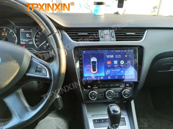 Radio Coche With Bluetooth Carplay 2 Din Android 11 GPS Navi For Skoda Octavia 2014 2015 Automotive Multimedia Autostereo Player