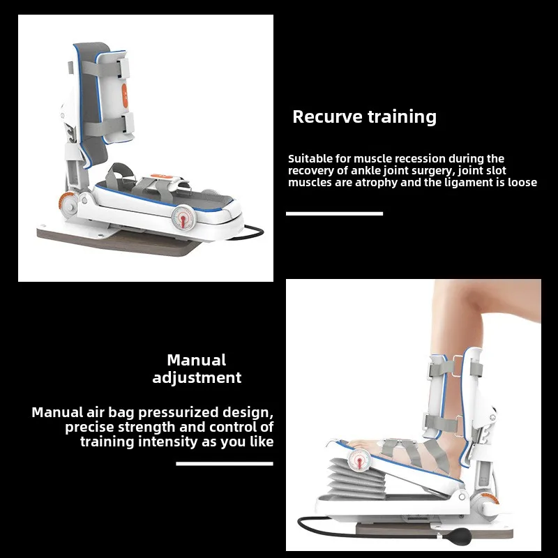 مدرب الكاحل، روبوت تمرين القدم، قابل للتعديل، يستخدم محمول، مصحح الوضعية، تخفيف آلام الصحة #3