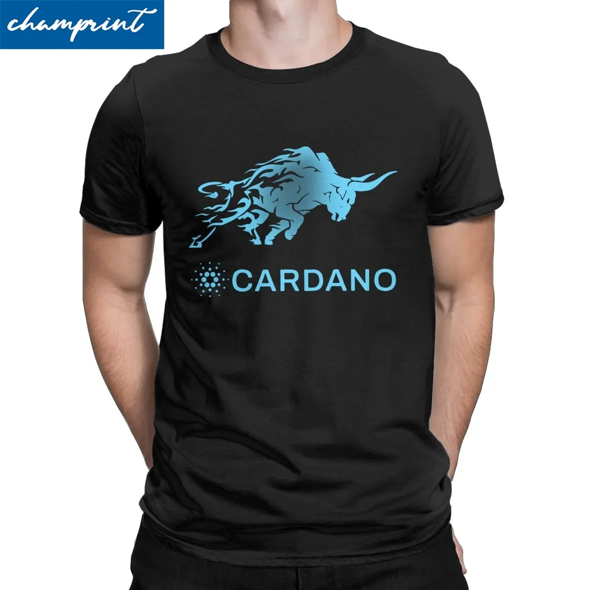 Men Women's Cardano T Shirts Hodl ADA Crypto Coin Cryptocurrency Cotton Clothing Vintage Round Collar Tees New Arrival T-Shirts