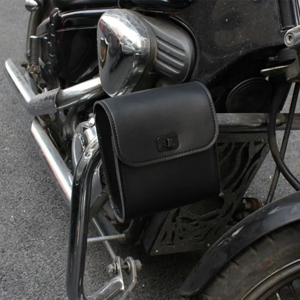 Модная сумка для горного велосипеда, винтажная водонепроницаемая сумка для мотоцикла, электрического скутера, прочная большая вместительная передняя сумка для велосипеда, велосипеда
