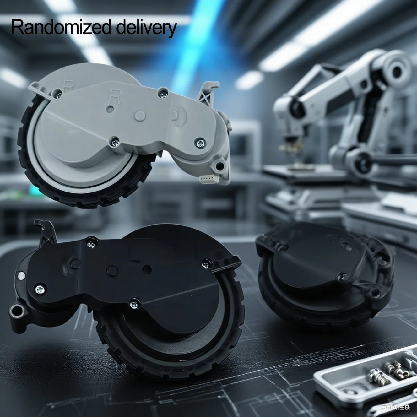 العجلة اليمنى اليسرى لـ Tapo RV30 Plus / RV20 Max العجلة الرئيسية ذاتية التفريغ لعجلة استبدال المكنسة الكهربائية الأرضية الصلبة