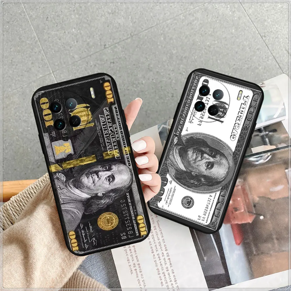 Luxury Dollar US Money Phone Case For VIVO X90 X80 X70 X60 X50 PRO X27 X23 X21 X21I X20 Y50 Y35 Y36 Y25 Y22S Y21 Y20 Y19 Cover