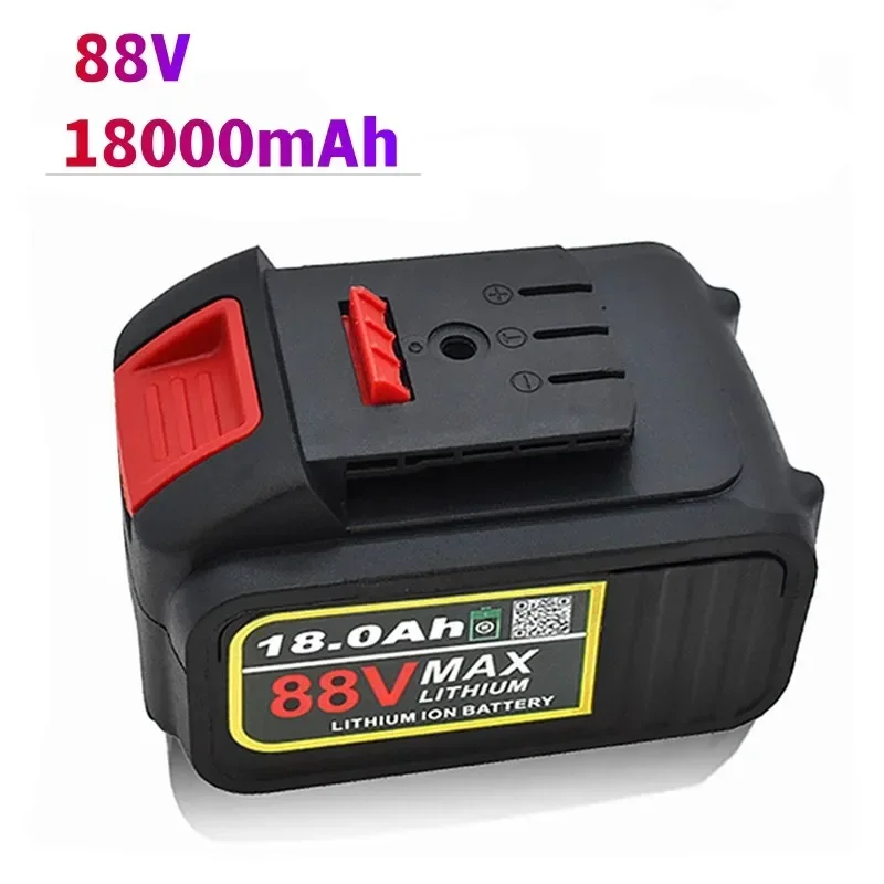 

Brushless Waterproof 88V Cordless Battery 18650 18000mAh for Chain Saws