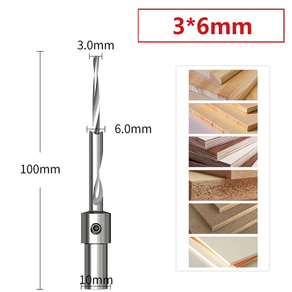 Self Feeding Wood Countersink Drill Bit with Double Hole Opener for Smooth Entry and Efficient Drilling of Wood Based Materials