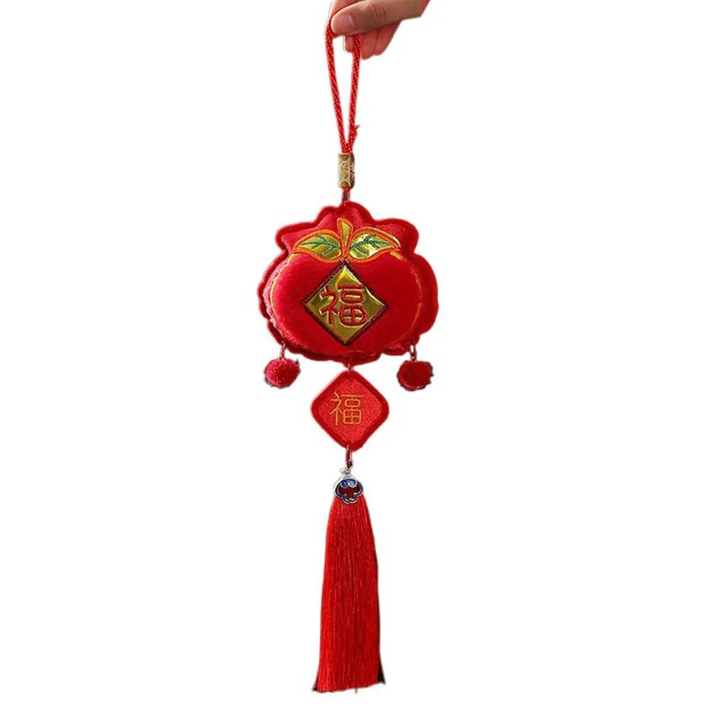 

Felt Year Of The Snake Pendant Red Good Fortune Spring Festival Tassel Pendant Traditional Best Wishes Chinese Lucky Ornament