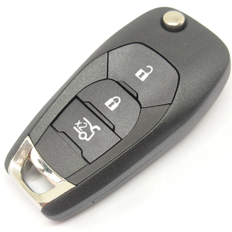 OEM Replacement Case 3Button Flip Key Shell For Chevrolet Malibu Cruze Trax Spark Sonic Aveo Tracker Onix RS Trailblazer