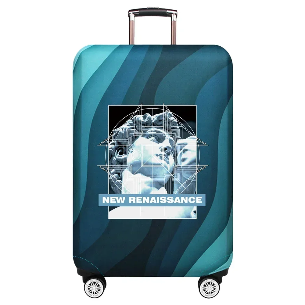 Luggage Cover Stretch Fabric Suitcase Protector Baggage Dust Case Cover Suitable for18-32 Inch Suitcase Case Sculpture Series