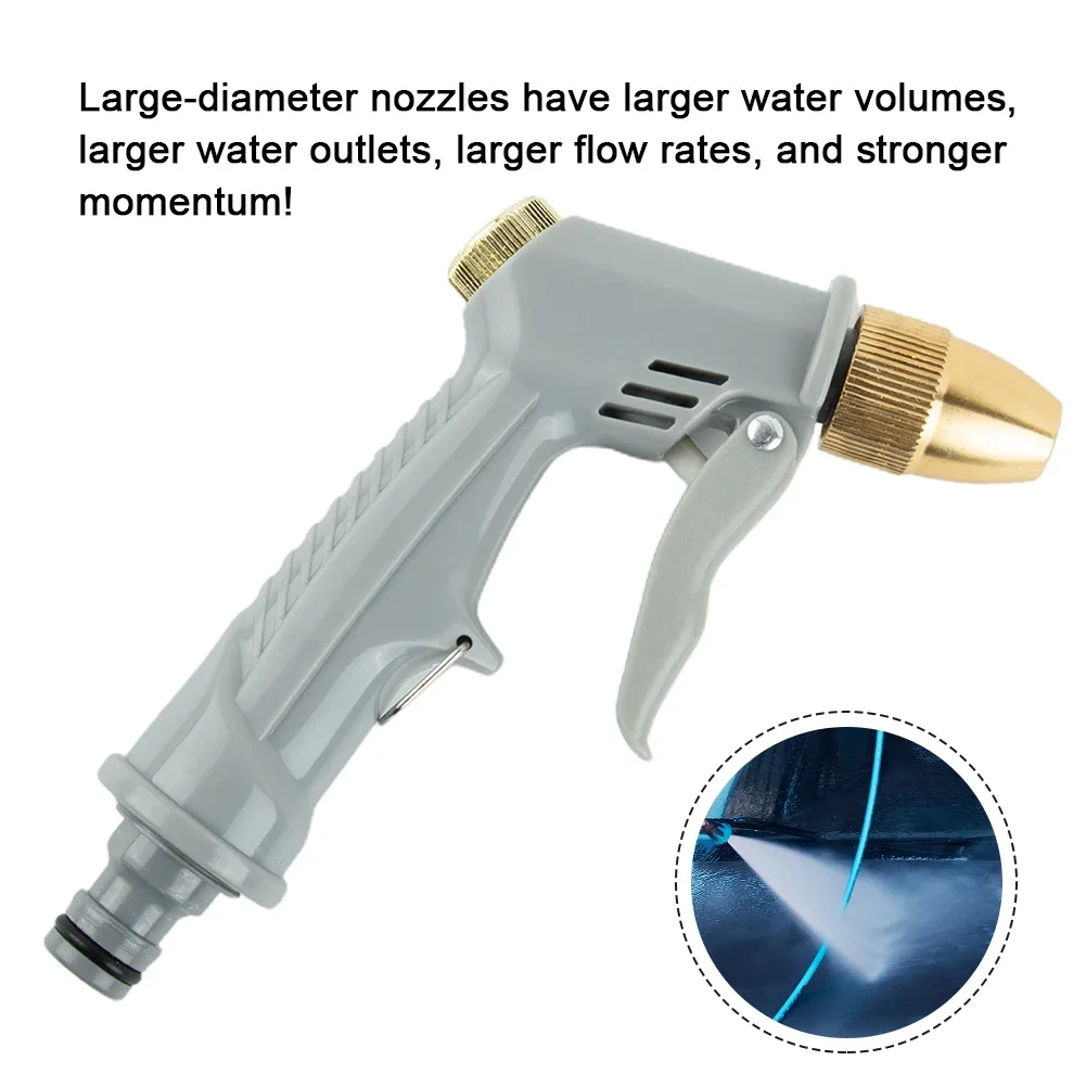 High Pressure Cleaning Nozzle for Vehicles Lawns Pipes and Yards Fits Most Faucets and Delivers Strong Consistent Water Stream