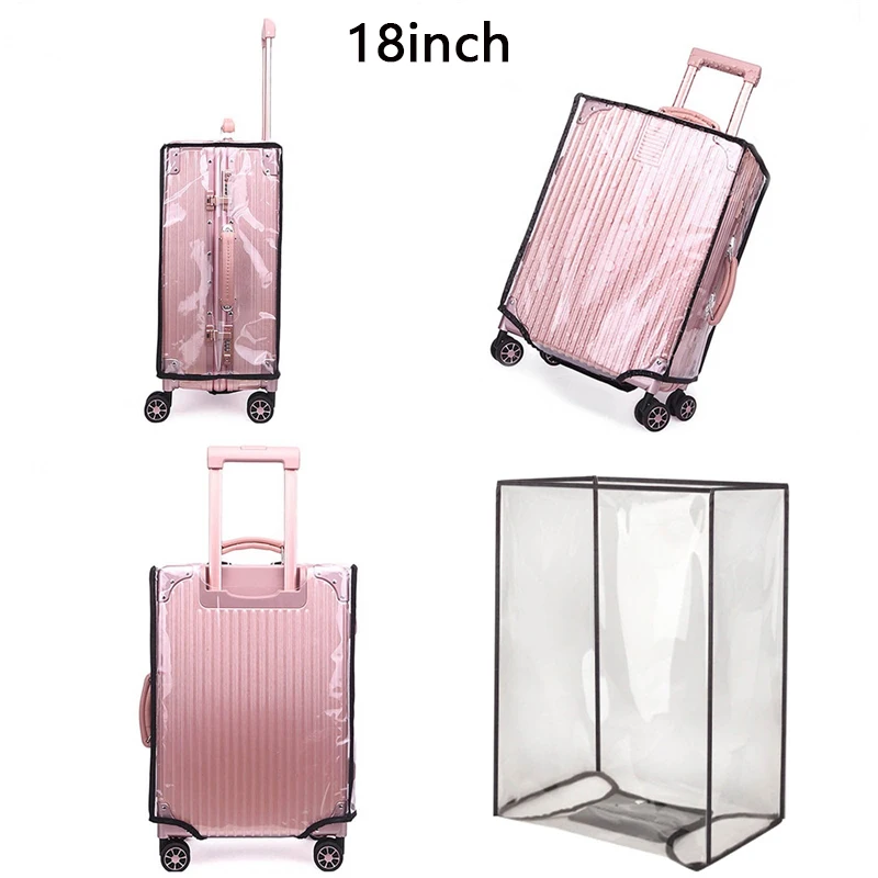 Transparent Luggage Protector Cover Waterproof Dustproof Durable Suitcase Cover Protector Travel Accessories PVC Case 18-30inch