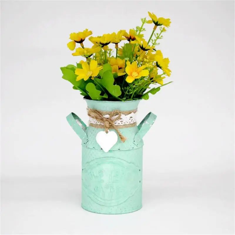 Decorative Iron Crafts Unique Design Stylish Gift Ideas Bestseller Circular Vase For Living Rooms Flower Pot Elegant Functional