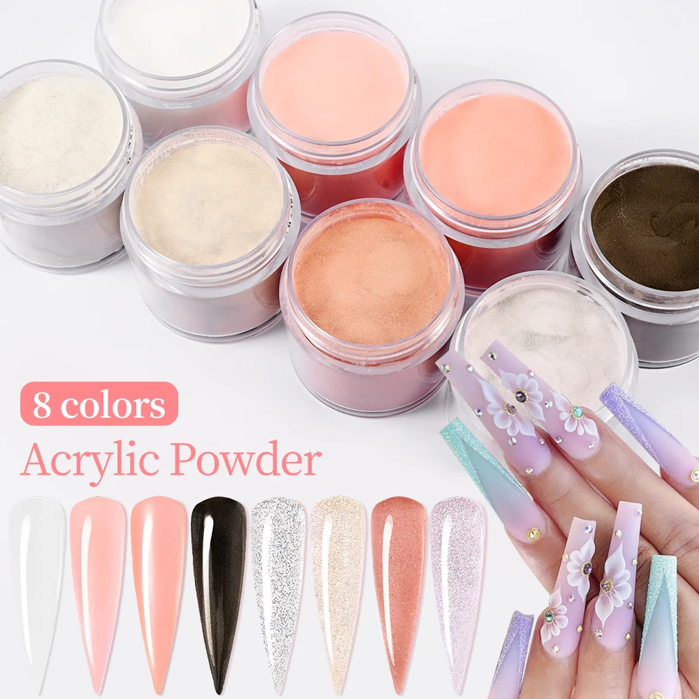 1oz/Jar Dipping Powder Acrylic Powder Dip Powder No Need Lamp Cure Natural Dry Professional Polymer For Nail Extension