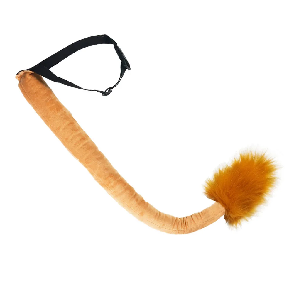 1Pcs Lion Tail Prop Reusable Premium Cloth Cosplay Halloween Role Playing Costume Accessories Animal Tail Lion Themed Costume