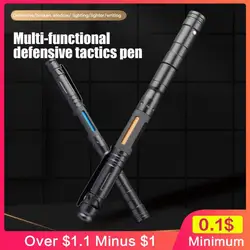 Multifunctional Defense Personal Pen Emergency Lighting Self-defense Articles For Outdoor Sports Camping Self-defense  Tool