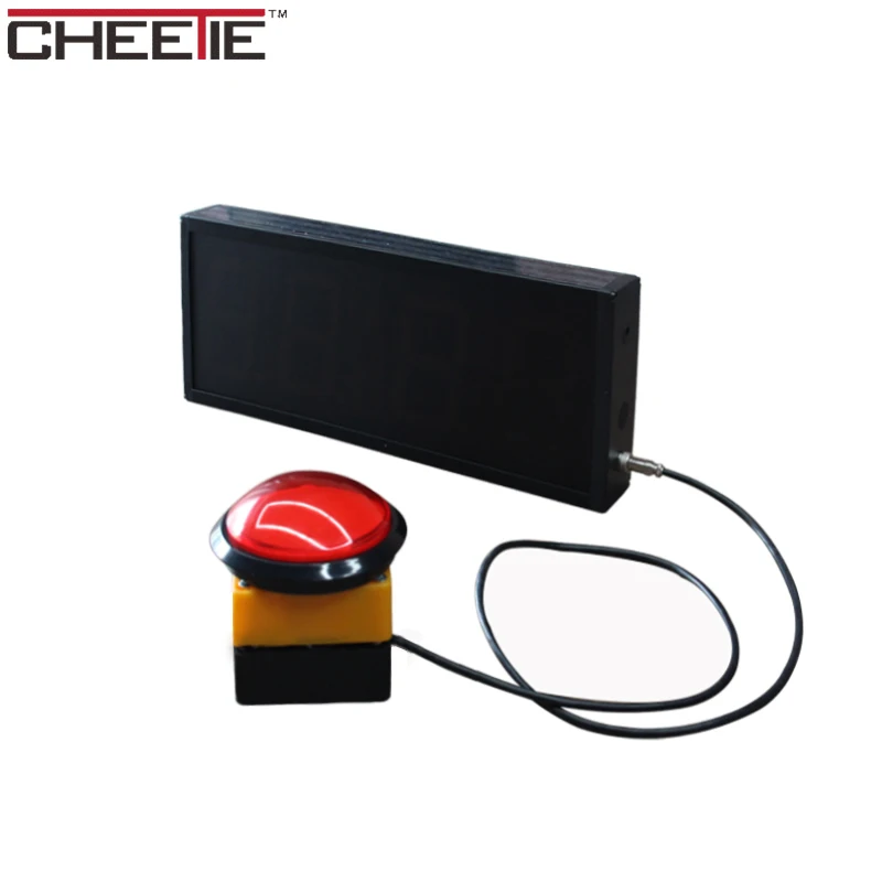 CHEETIE Industrial 1 Channel Trigger Switch Digital Countdown Relay Module Timer Beep 4-Digit LED Display Optocoupler For