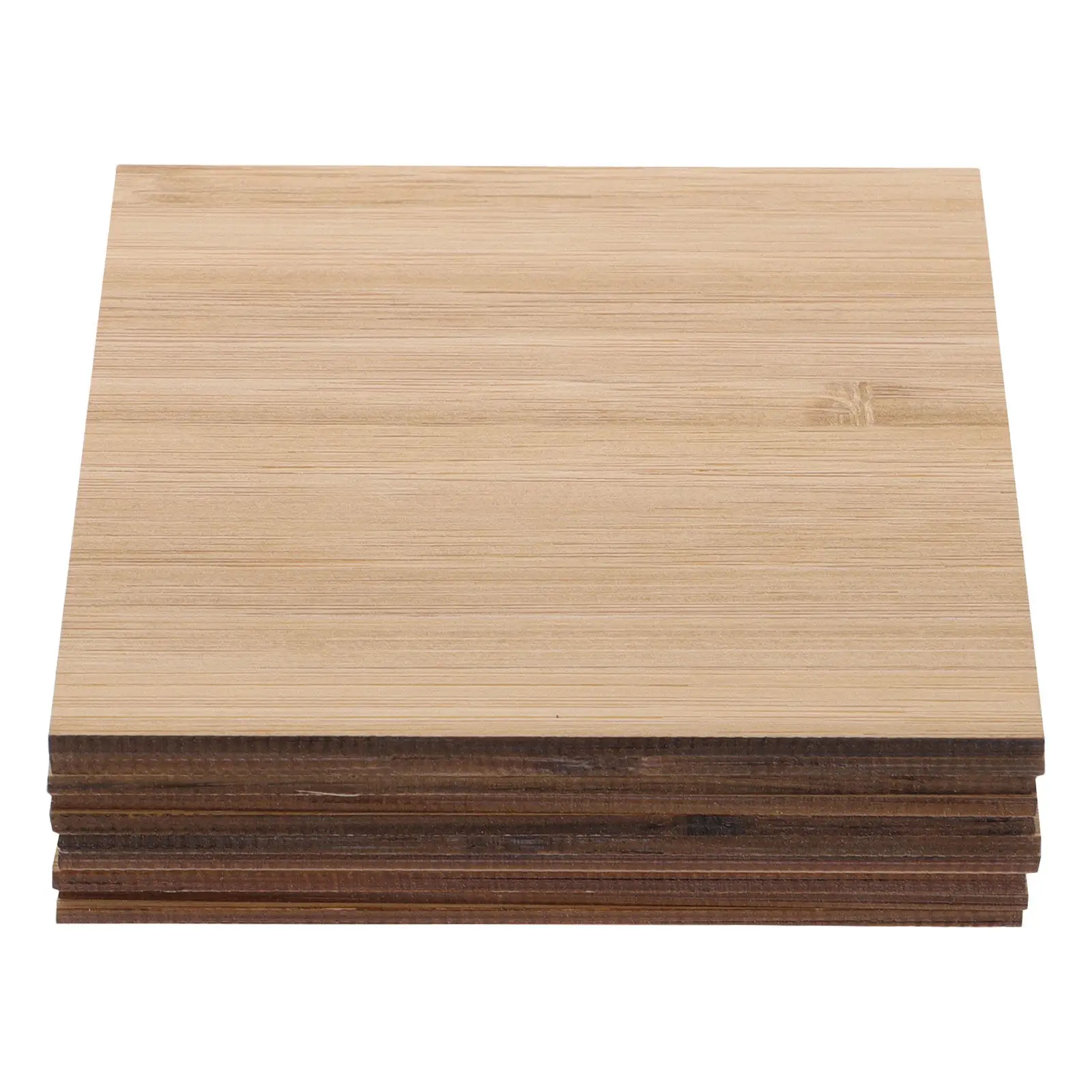 

10Pcs Small Bamboo Squares Smooth Blank Wood Boards 4x4in for DIY Crafting Bamboo Wood Burning Supplies Handicraft Materials