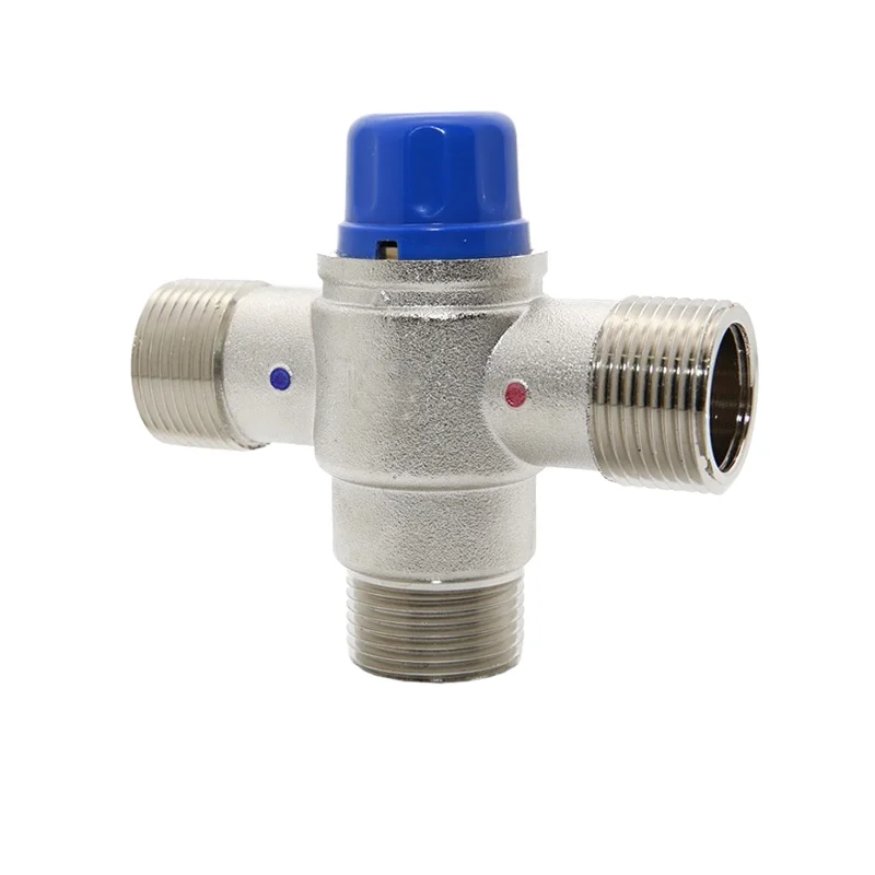 1 inch constant temperature reversing ball valve solar automatic switching gas water heater tee pipe diverter 4-point control