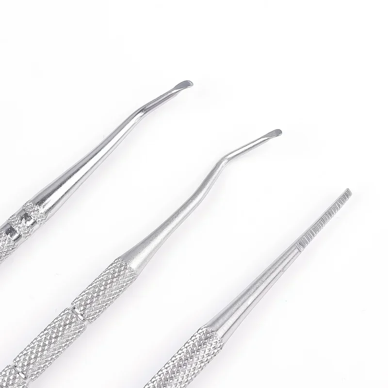 Toe Nail Care Hook Double Ended Ingrown Toenails Correction Lifter Professional Stainless Steel Manicure Pedicure Toe Care Tools