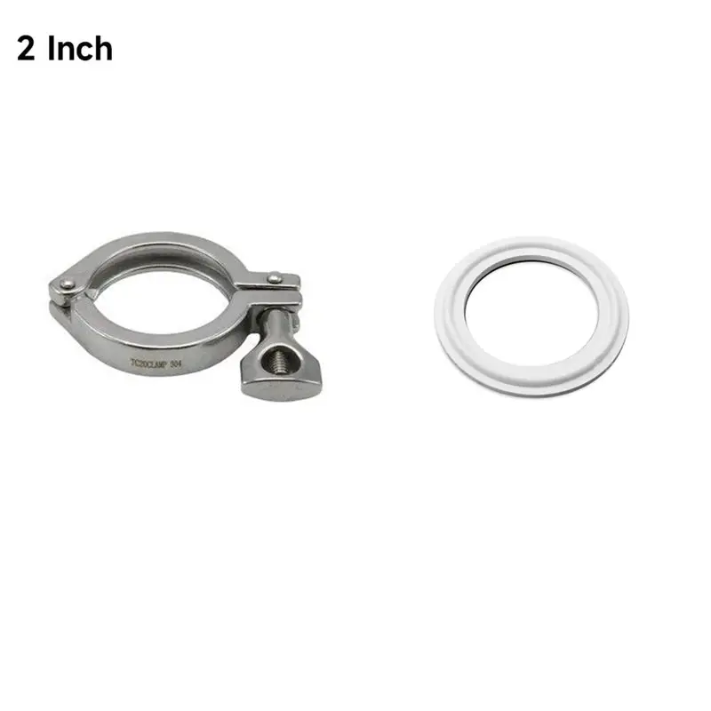 Lightweight For Home Brewing Compatible Tri Clamp Stainless Steel Fitting Ferrule With O-Ring Seal C