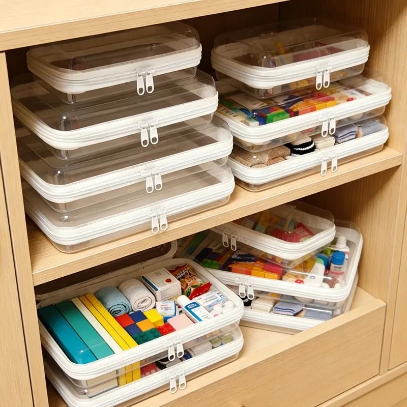 caixa-de-armazenamento-de-mesa-universal-para-viagem-transparente-a-prova-de-poeira-com-tampa-articulada-para-itens-diver