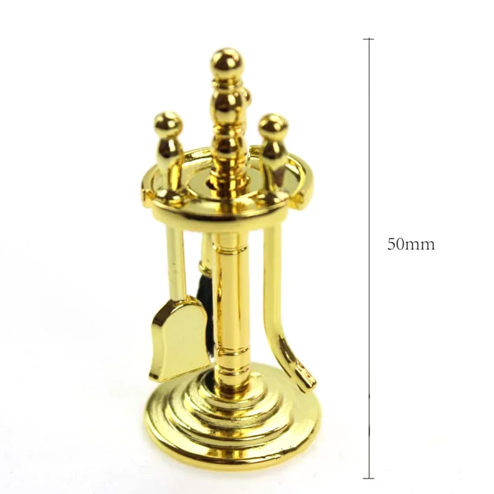 4Pcs 1/12 Dollhouse Miniature Accessories Mini Cleaning Tools Set Model Brush Skirt Toy for Doll House Decoration ob11