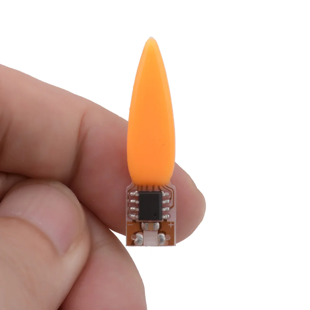 DC 3V Simulated Fire Flame for LED Candles DIY Model LED Lighting Lamp Parts LED Diode Decoration image 3