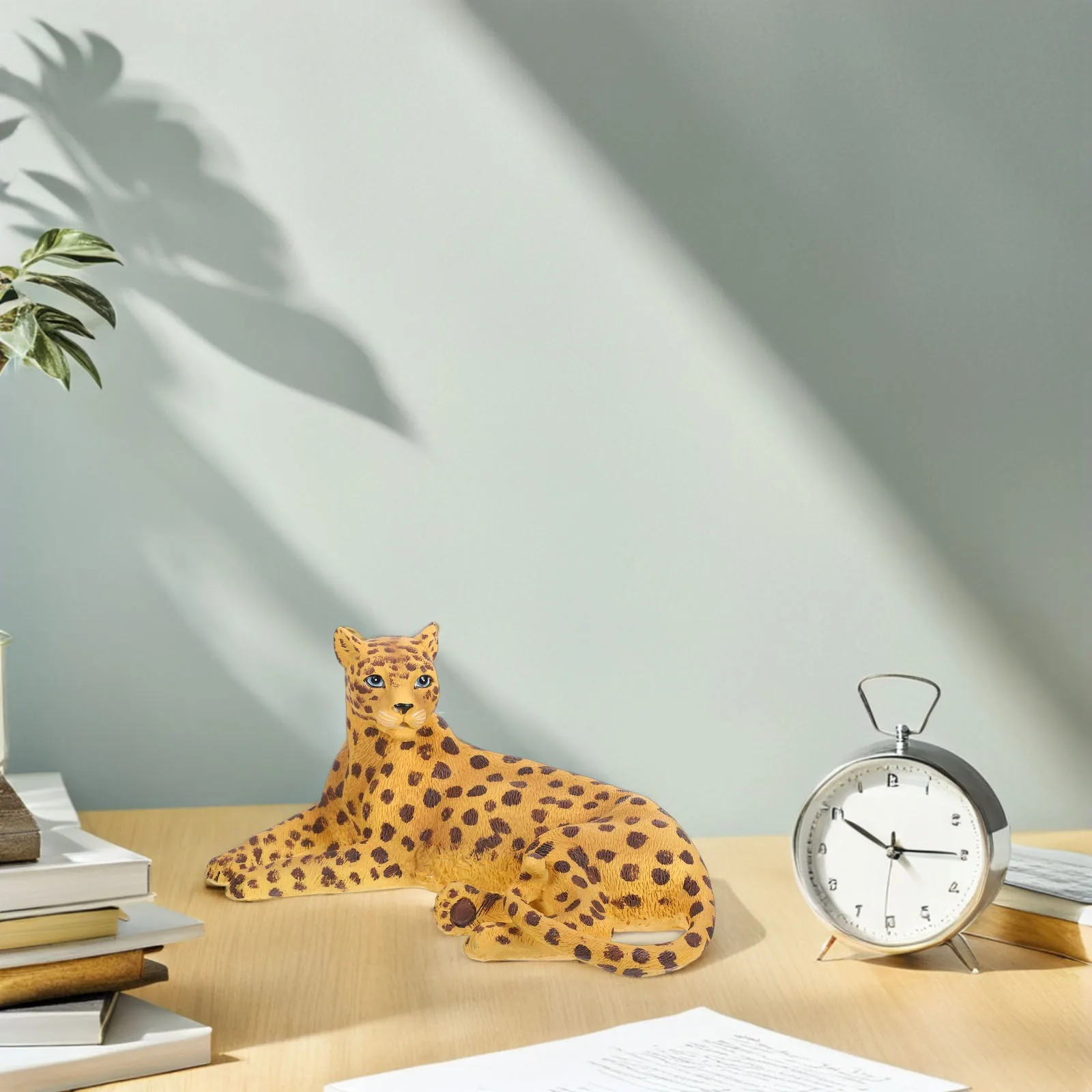 

Resin Leopard Statue Figurine Decor Bedroom Office Animal Toy Decoration Longlasting Resin Material Trendy Room Decors Symbolic