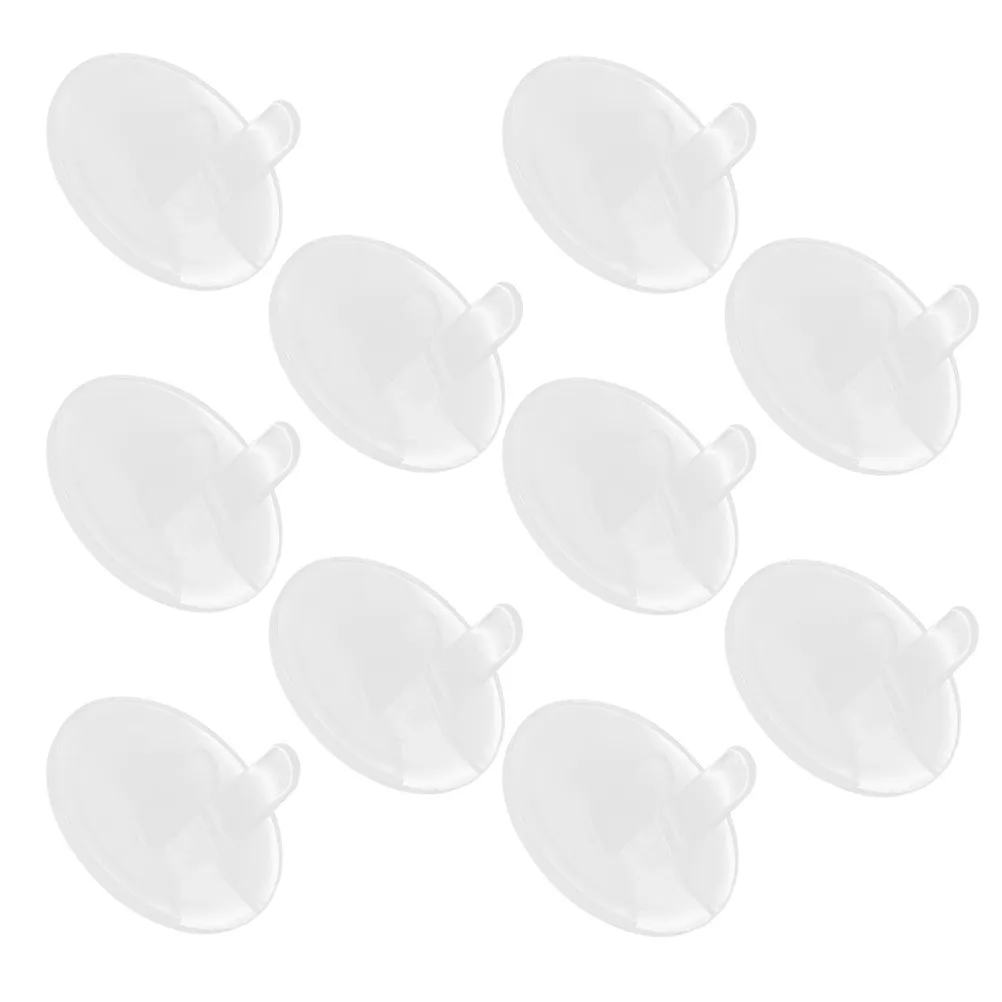 

10Pcs Babyproof Outlet Covers Transparent Child Safety Socket Protector for Electrical Outlets Wall Plug Guard Durability Easy