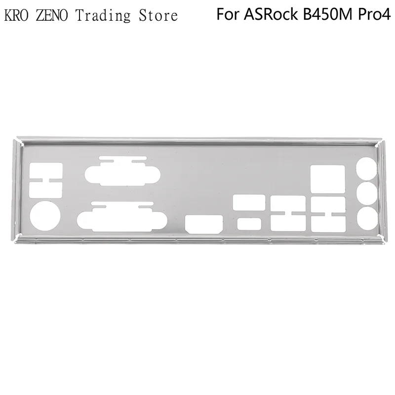 NEW Stainless Steel Shield Back Plate BackPlate Bracket Baffle Motherboard Blank For ASRock B450M Pro4