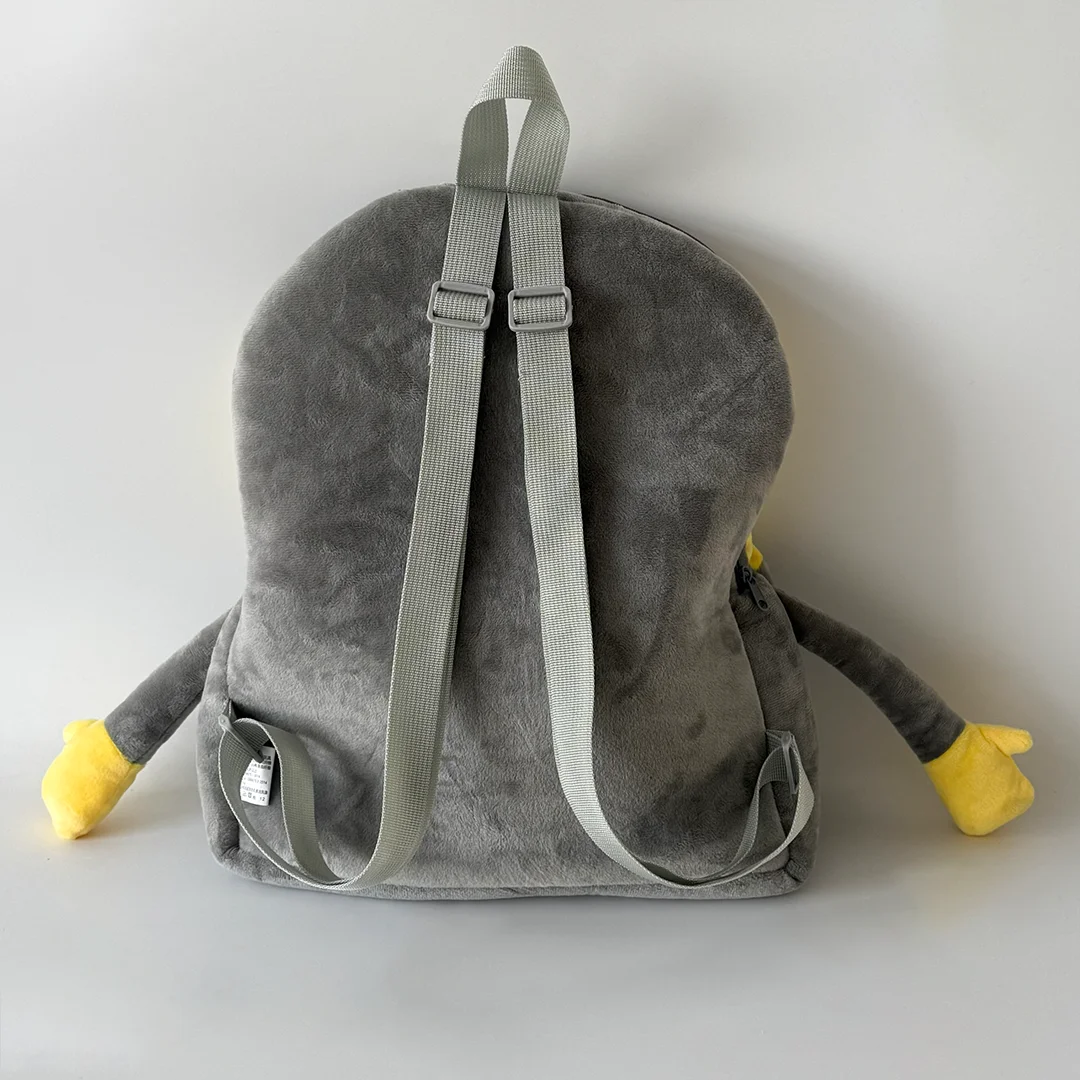 TreasuringU 2025 New Lemons Zaino in peluche Borsa farcita grigia per donna Uomo Borsa a tracolla piccola carina Regali di Natale